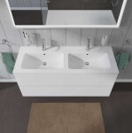 DURAVIT - L-Cube Umyvadlová skříňka 55x129x48 cm, 2 zásuvky, bílá mat LC625801818