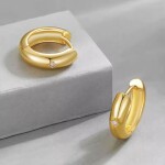 Elegantní kruhové náušnice Sonia Gold, Zlatá