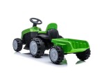 Mamido Dětský elektrický traktor s vlečkou zelený