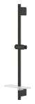 GROHE - Rainshower SmartActive Sprchová tyč s poličkou, 60 cm, matná černá 266022430