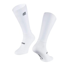 Ponožky FORCE HIPPER, bílé (barva bílá,, velikost L/XL)