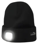 Cattara Čepice BLACK s LED svítilnou USB nabíjení / 4x45lm LED / 250 mA (14021)