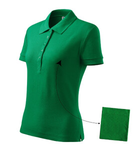 Cotton polokošile dámská středně zelená XL