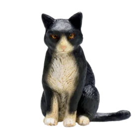 Mojo Kočka černobílá sedící
