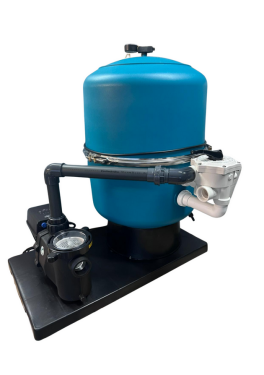 Filtrační zařízení - Martinic QS 600, na paletě s čerpadlem Mr.Pump DE 22, 22 m3 / h, s šesticestným ventilem Praher