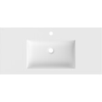 MEXEN - Otis umyvadlo zapuštěné do desky 101 x 46,5, bílá mat - 25181000 25181001