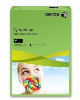 Xerografický papír barevný XEROX Symphony A4, 80g, 500ls - tmavě zelená