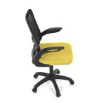 Dětská židle, houpací mechanismus, žlutá síťovina, KA-K2006 YEL