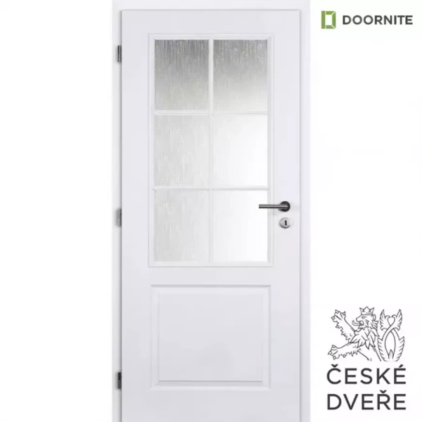 Interiérové dveře Aulida 2/3 Sklo Bílé 90L