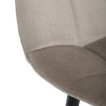 Barová židle, hnědá, látka,AUB-X7015 CAP2