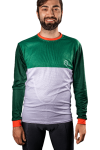 Pánský cyklistický dres Montagna Gravel green/white