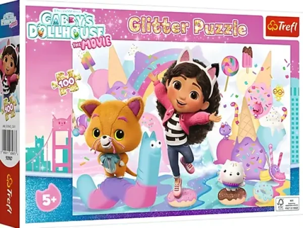 TREFL Svítící puzzle Gábinin kouzelný domek: S kamarády