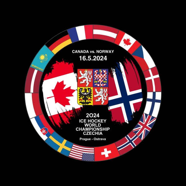 Puk Ice Hockey World Championship Czechia MS 2024 Dueling 16.5.2024 Canada vs. Norway