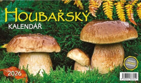 Kalendář 2026 Houbařský, stolní, 23 x 14 cm