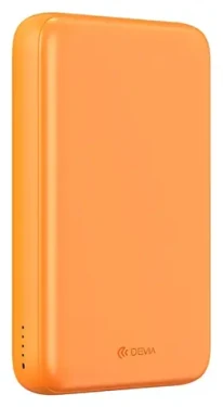 Devia Ultra12 oranžová / Powerbanka / Bezdrátová / Magnetická / 10 000 mAh / PD 22,5W (6942297144293)