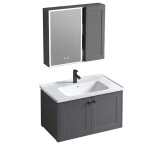 REA - Sada koupelnového nábytku s umyvadlem Monti 60cm Grey REA-M0015