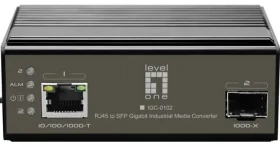 LevelOne IGC-0102 / Mediakonvertor / RJ45-SFP / Gigabit Ethernet / DIN lišta / Industrial (IGC-0102)