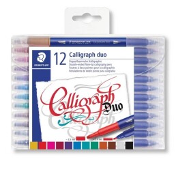 Staedtler Kaligrafické fixy Calligraph Duo Staedler Design Journey 12 ks