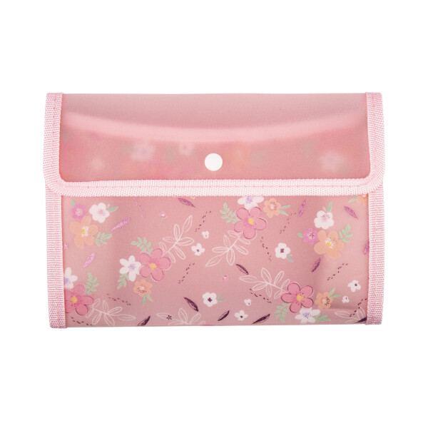 Pouzdro B6 - Růžové kytičky - Albi