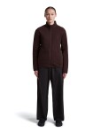ICEBREAKER Wmns Merino 800 RF Class Pile LS Zip, Bittersweet (vzorek) velikost: S
