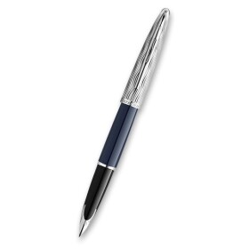 Plnicí pero Waterman Carène Made in France DLX Blue CT, hrot F