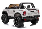 Mamido Dětské elektrické autíčko Toyota Hilux 4x4 bílé