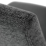 Jídelní židle, šedá, látka, DCL-E2008 GREY2
