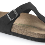 Birkenstock Gizeh Birko-Flor women's Narrow Black žabky pro úzkou nohu vegan black (1020487) dámské 41