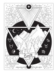 Creative Haven Astrology, antistresové omalovánky, Jessica Mazurkiewicz