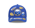 New Era Pánská kšiltovka Buffalo Sabres NHL 9FORTY M-Crown A-Frame Trucker All Over modrá