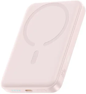 Baseus EnerFill FM11 Ultra-Mini růžová / Powerbanka / 10000 mAh / 22,5W / MagSafe / USB-C kabel 0,3 m (6932172691622)