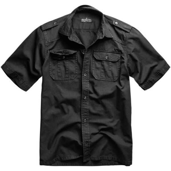 Košile M65 Basic Shirt 1/2 černá S
