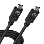 AKASA USB-C (M) - USB-C (M) 1m černá / USB4 / 40Gbps / 240W / PD 3.0 (AK-CBUB67-10BK)