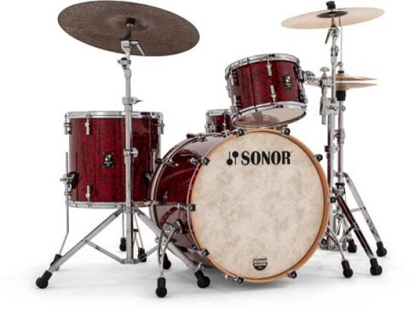 Sonor Momentum Birch 22" 3pc Shell Set Red Pearl