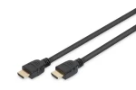 Digitus HDMI kabel Ultra High Speed s Ethernetem 5 m černý / Kabel HDMI / UHD 8K 60Hz / HDMI 2.1 / zlacené konektory (AK-330124-050-S)