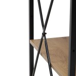 Pracovní stůl 100x48cm, mdf, dub, GD-512 OAK