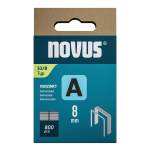 Novus tenké, drátové sponky typ A, 53 F/8 mm, Super Hard, 800 ks