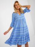 Dámské šaty D73771M30214F modré - FPrice S