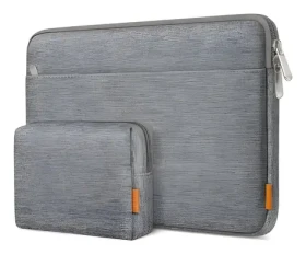 Inateck LB01005 šedé / Pouzdro na notebook / 13" / voděodolné / kapsa na příslušenství (LB01005_GRAY)
