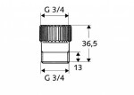 SCHELL - Příslušenství Pojistka umístění hadice, chrom 286050699