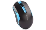 A4tech G3-200N-1 modrá / Bezdrátová optická myš / 1000 DPI / 2,4 GHz / V-Track / 3 tlačítka / Baterie 1x AA (A4TMYS46037)