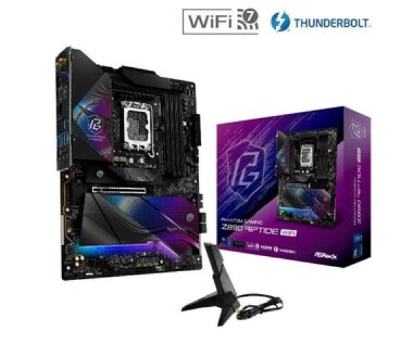 ASRock Z890 RIPTIDE WIFI / Z890 / LGA 1851 / 4x DDR5 / PCIex16 / 2.5GLAN / ATX (90-MXBPB0-A0UAYZ)