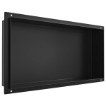 CERANO - Zápustná polička/nika do obkladu - černá matná - 60x30x10 CER-417479