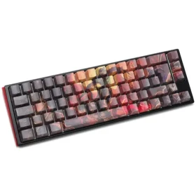 Ducky x Doom One 3 Cherry MX-Blue černá / herní klávesnice / podsvícená / mechanická / drátová USB-C / DE (DKON2167ST-CDEPDDMAARC1)