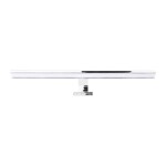 Mereo Led koupelnové osvětlení nad zrcadlo, stříbrné, 60 cm, 12 W, 780lm, 4000K, IP44, 230V CN700G60
