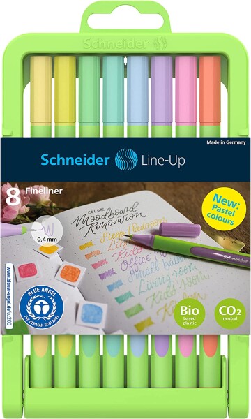 Schneider Liner 0,4mm - Pastel 8 ks