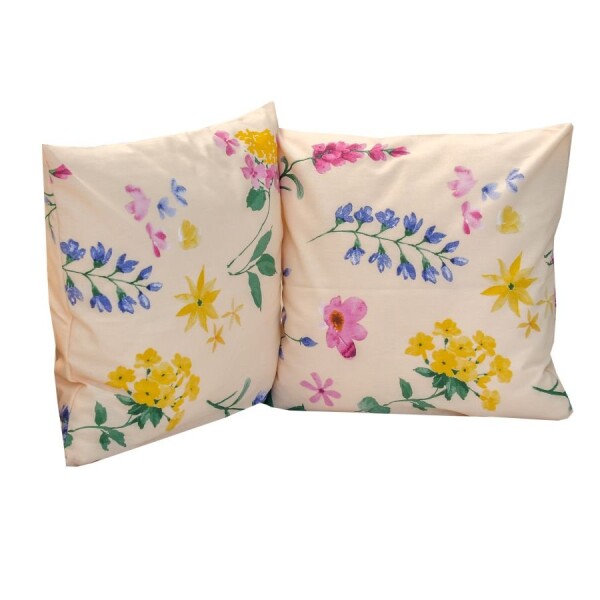 Stanex Povlak na polštářek bavlněný Flora meruňková (LS212) ROZMĚR: 40 x 40 cm