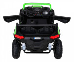 Mamido Dětské elektrické autíčko Buggy UTV Strong 24V nafukovací kola zelené