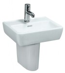 Laufen - Pro Umývátko, 45x34 cm, 1 otvor pro baterii, s LCC, bílá H8119514001041