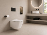 CERANO - WC závěsné Forte, Vortex - vírové splachování + Slim/SoftClose sedátko - bílá lesklá - 52x35 CER-680367